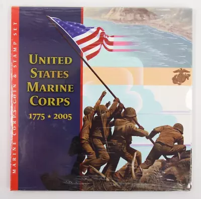 1775-2005 United States Marine Corps Commemorative Coin & Stamp Set Sealed • $69.95