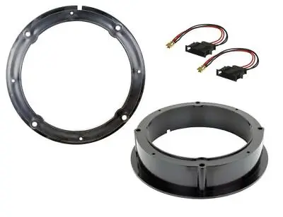 Skoda Fabia Front And Rear Door Speaker Adaptor Rings Spacers Kit 165mm 6.5  • £9.89