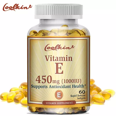 Vitamin E 1000 Iu 450mg - Immune Support Skin Hair Immune & Eye Health 60pcs • $10.22