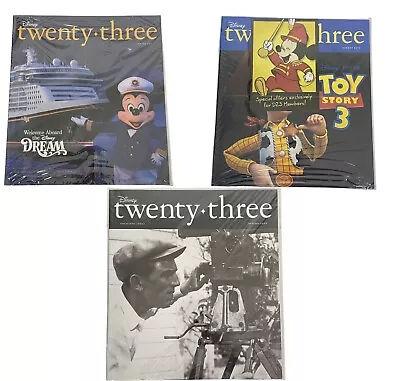 Disney 23 Magazine Lot: Premier Issue Welcome Aboard The Princess &Toy Story 3 • $31.53