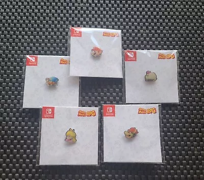 Nintendo Super Mario RPG Pin Badge Set UK Preorder Bonus Rare Promo  SWITCH NES • $80