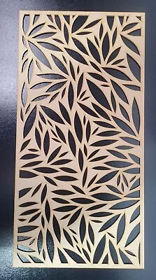 Bamboo Leaf Decorative Screen Radiator Cabinet Cut Panel Japanese 3mm 6mm 0124 • £24