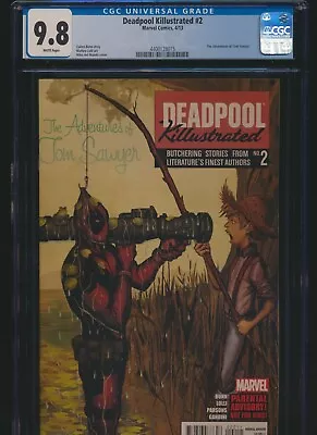 Deadpool Killustrated 2 Marvel 2013 CGC 9.8 Del Mundo Tom Sawyer NR .99 Bid! • $0.99