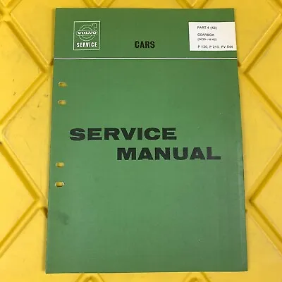 £22.06 • Buy Volvo Service Manual Cars Part 4(45) Propeller Shaft P120 14-Series P1800 1967