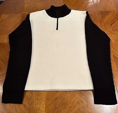 Women's Cream And Black Fleece By Gap Size Medium • £8.99