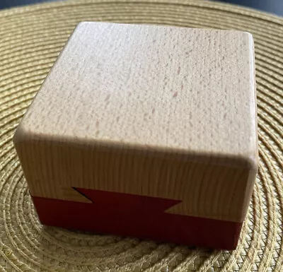 Dovetail Box Mini 3D Brain Teaser Wooden Magic Drawers Jewelery Box Puzzle Toy • $14.41