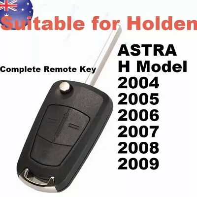 2B Complete Remote Car Key Fob Suitable For Holden ASTRA H 2004-2009 2Buttons • $38.13