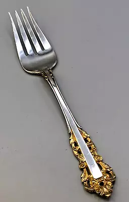 Golden Medici By Gorham Sterling Silver Serving Fork 8 5/8  • $99