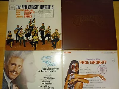 LOT OF 4 VINYL ALBUMS-Paul Mauriat The Carpenters And The New Christy Minstrels • $8