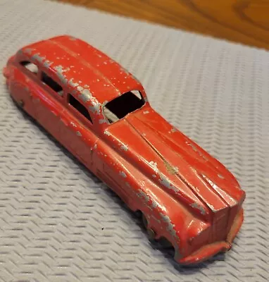 Vintage Red Tootsietoy Torpedo Streamline Art Deco 4 Door Sedan • $25