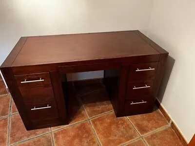 £300 • Buy Timothy Oulton Halo Dark Solid Wood Desk