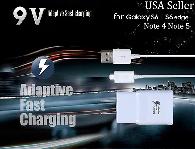 New 2 Amp Rapid Fast Micro USB Travel Wall Home Charger For Samsung Galaxy Phone • $8.80