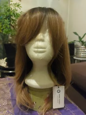 Long Blonde Wig Natural Wave Synthetic Hair Wig (Fringe) • £20