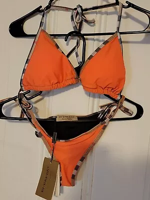 Burberry Trim Bikini Size M • $190