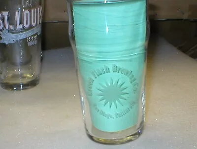 Green Flash BREWING COMPANY Pint Glass West Coast IPA San Diego California • $16.95