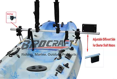 Brocraft Kayak Trolling Motor Universal Mount / Kayak Outboard Motor Bracket • $189.99