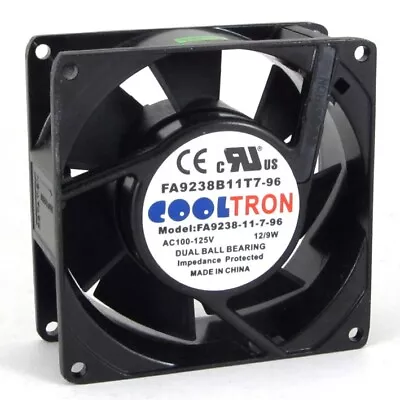 115V AC Cooltron Axial Fan 92mm X 38mm High Speed • $16.99