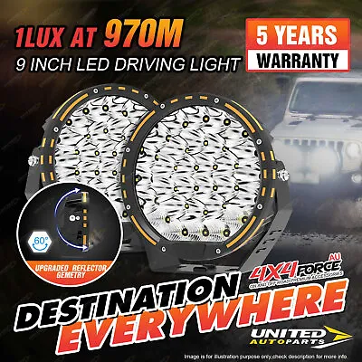 9 Inch LED Cree Driving Spot Lights Round Offroad SUV 4x4 Truck Headlights • $179