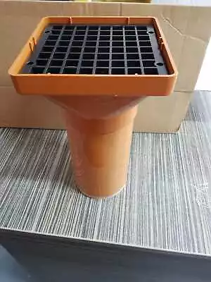 £12.99 • Buy   Underground Drainage  110mm Square Hopper And Grid With Extra Pipe Extension