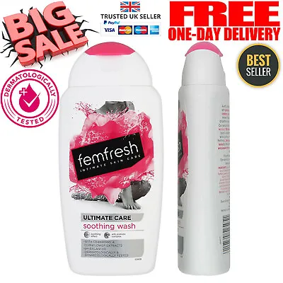 £3.49 • Buy Femfresh Ultimate Care Soothing Wash PH Balanced Feminine Wash Hydrating C 250ML