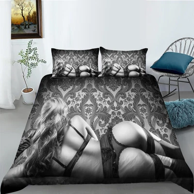 £39.59 • Buy Fashion Beauty Pattern Duvet Cover,Luxury Microfiber Bedding Set,Home Decor