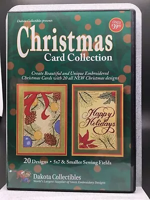 DAKOTA COLLECTIBLE MACHINE EMBROIDERY CHRISTMAS CARDS & SPECIAL OCCASION (2) CDs • $8