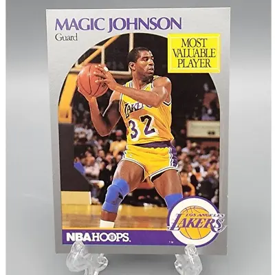 Magic Johnson Lakers MVP NBA 1990 #157 Basketball Card • $6.29