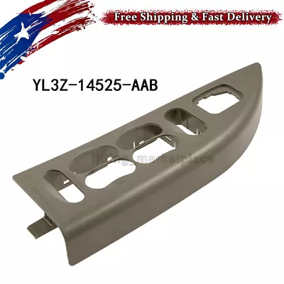 Front Driver Side Tan Window Switch Bezel YL3Z-14525-AAB For 2001-2002 Ford F150 • $17.90