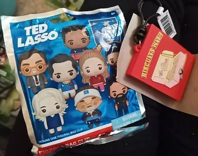 Exclusive Ted Lasso Biscuit With Boss Bag Clip Figural Toy Openbox  Item • $9