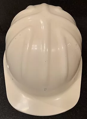 Vintage McDonald T White Aluminum Mining Hard Hat Helmet With Insert USA • $38.49