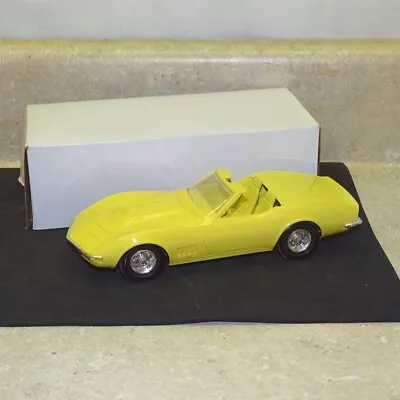 Vintage1968 Corvette Stingray Dealer Promo Car + Box Yellow Convertible 427 • $295