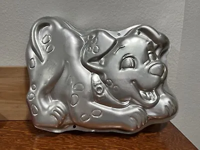 $14.99 • Buy 101 DALMATIONS Puppy Dog Wilton Metal Cake Pan 1996 Vintage 2105-3250 Mold Tin