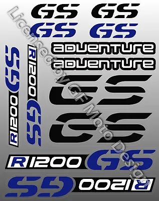 Adventure Fairing R1200GS Vinyl Stickers Decals Kit BMW Motorrad GS Blue /156 • £15.36