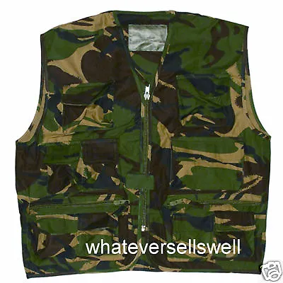KIDS CAMO DPM ASSAULT VEST Is Childs Combat Army Military Style • $52.93