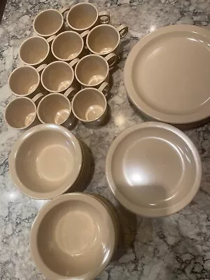 TexasWare -Vintage 42 Piece Dish Set - Tan • $79