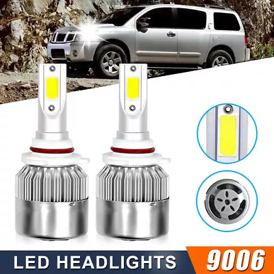 2PCS HB4 9006 LED Headlight Bulbs Low Beam Kit White For Dodge Stealth 1994-1996 • $13.55
