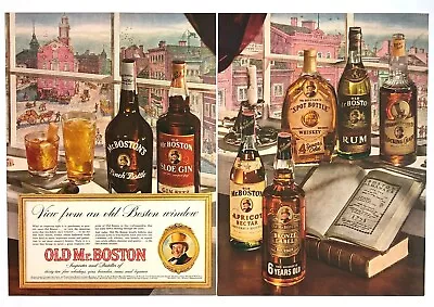 1942 Old Mr. Boston Distiller Advertisement Whiskey Rum Old City Vtg Print AD • $9.99