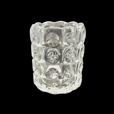 IKEA Starburst Snowflake Clear Cut Glass Candle Holder Votive Tealight Sweden • $8