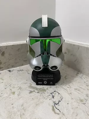 2007 Star Wars Master Replicas Clone Commander Gree Mini Helmet  • $50