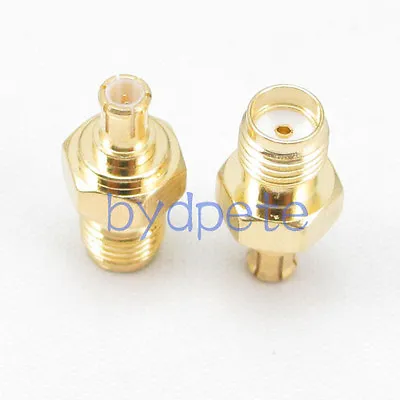 $2.66 • Buy MCX Male Plug To SMA Female Jack Straight RF Connector Adapter
