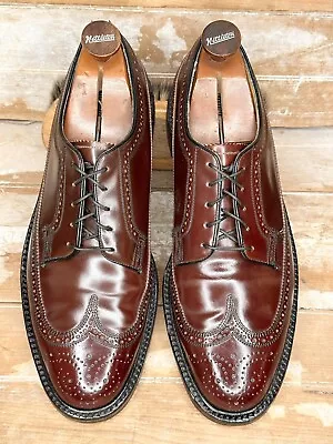 Stunning Florsheim Imperial Shell Cordovan V-cleat 93605 Wingtip Sz 11 C!! • $350