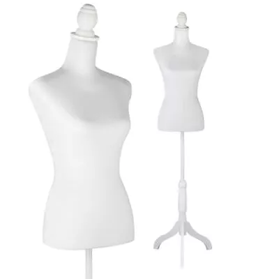 Female Dress Form Mannequin Torso White Mannequin Body With White Torso Cover  • $88.09