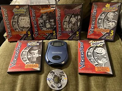 Video Now Lot With Working System And 7 Video Sets Nickelodeon Scooby Sponge Bob • $120