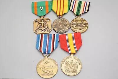Vietnam War Army  Navy USMC Service & American Campaign Medals Lot Of 5 • $19.99