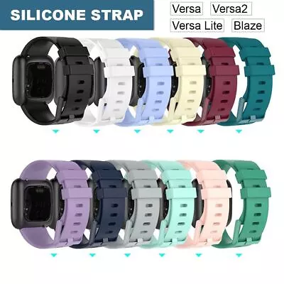 Fitbit Versa 2 Watch Repacement Silicone Sport Fitness Band Strap Wristband Lite • $6.69