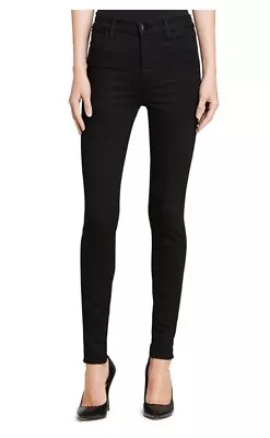 J Brand Women's Jeans Alana 25 Washed Black High Rise Cropped Super Skinny • $40
