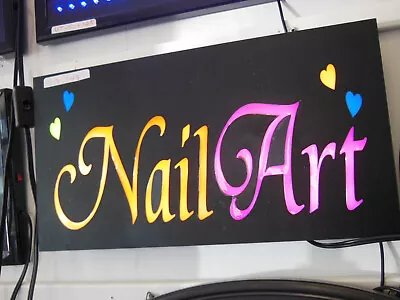 Nail Art LED Sign 19 X 10  • $45