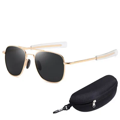 Aviator Sunglasses Premium Military Pilot Ultraviolet Mens Polarized Sunglasses • $7.43