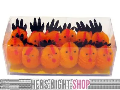 Cute Little Fluffy Orange Chicken Hens Night Party Easter Decorations Scatters • $4.95
