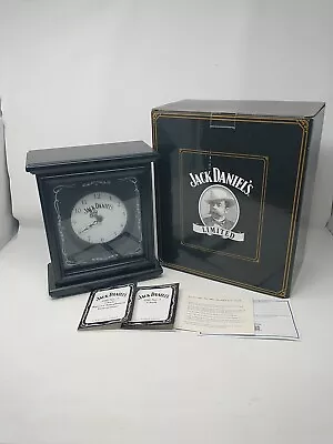 Jack Daniels Limited Old No. 7 Mantel Clock Black Hardwood Quartz Movement  • £128.46